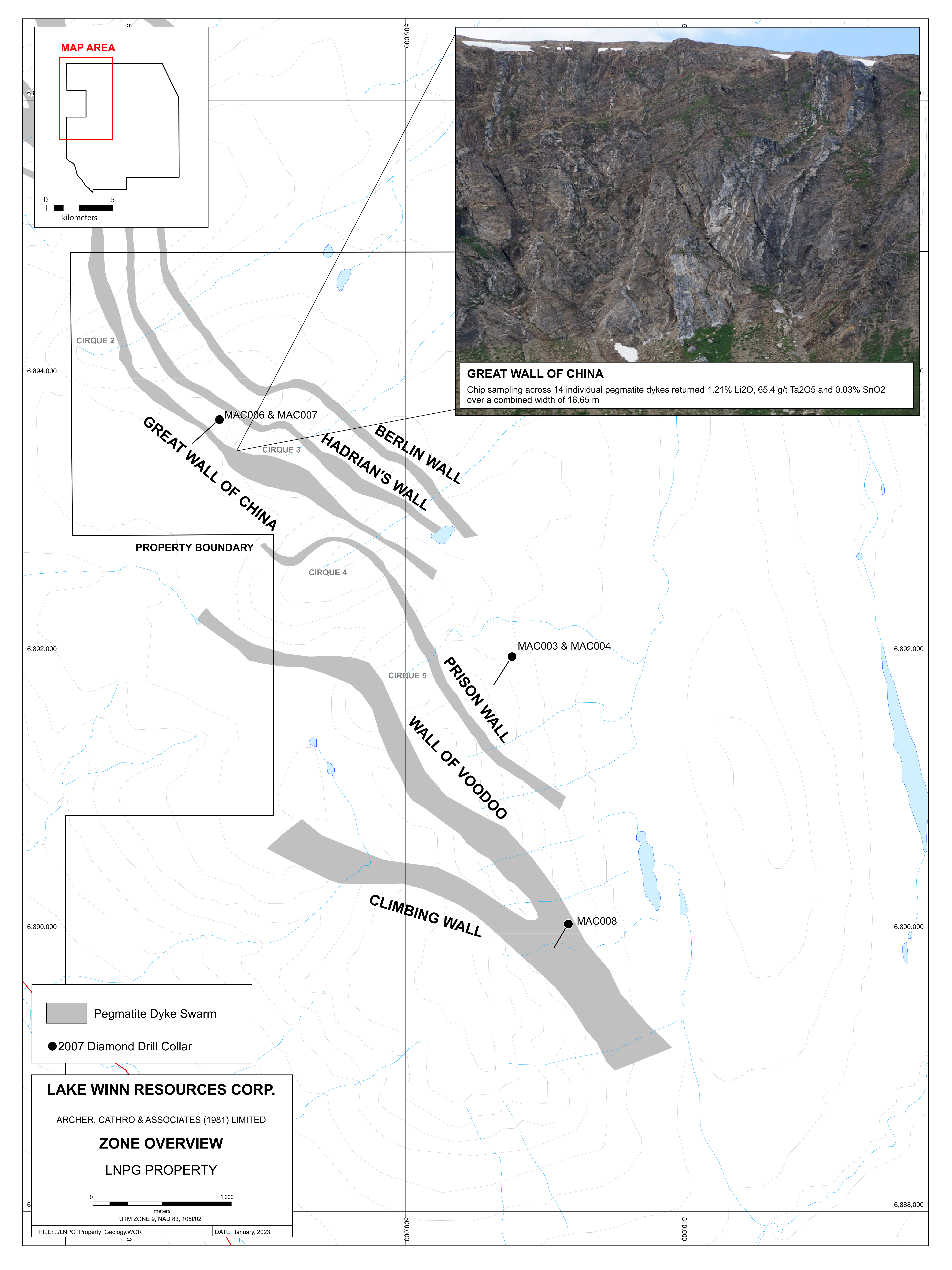 Lithium Nahanni Zone Overview